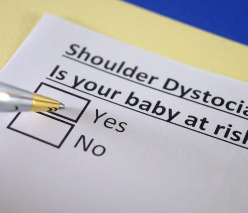 infant shoulder dystocia