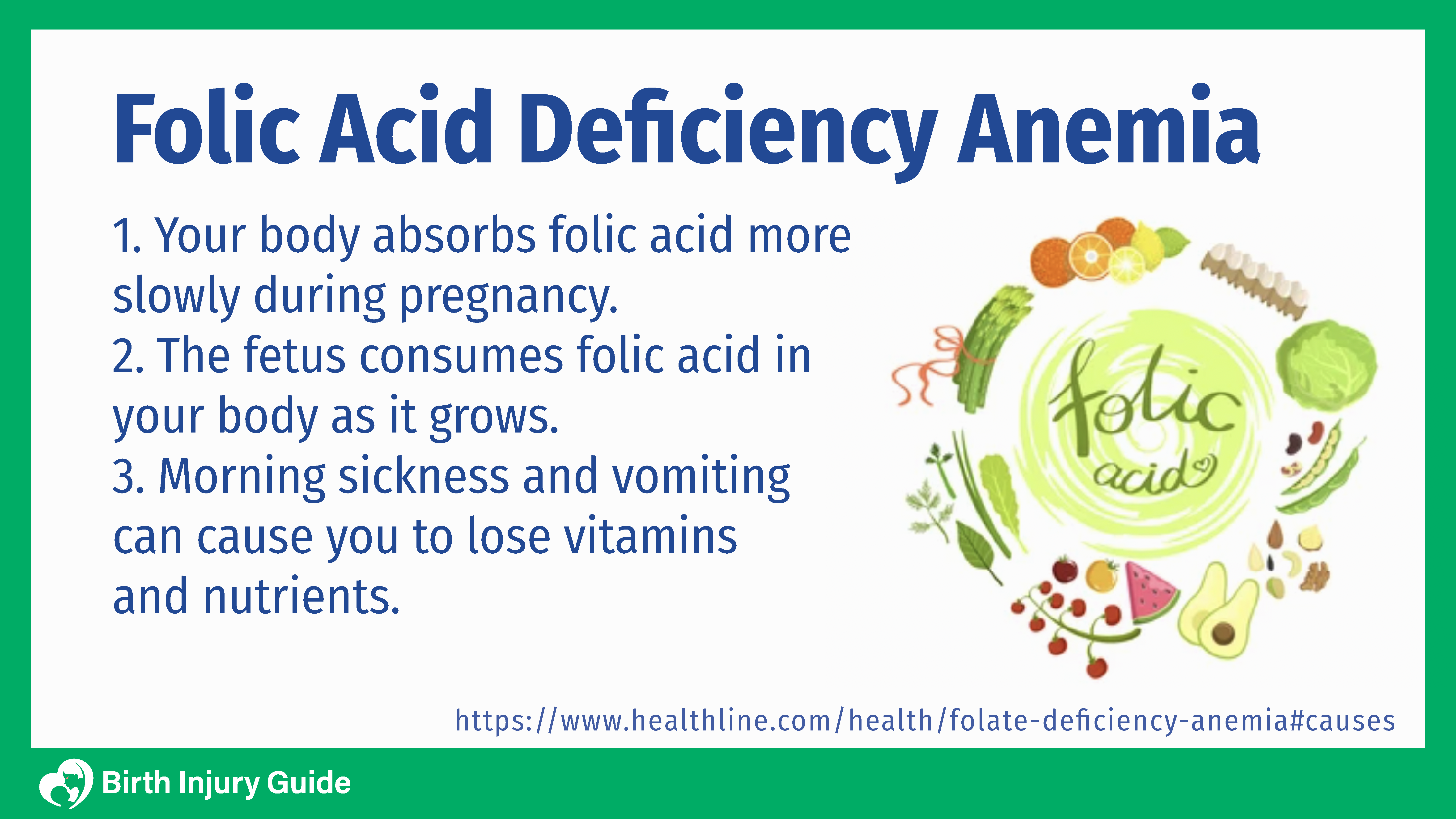description of folic acid deficiency anemia