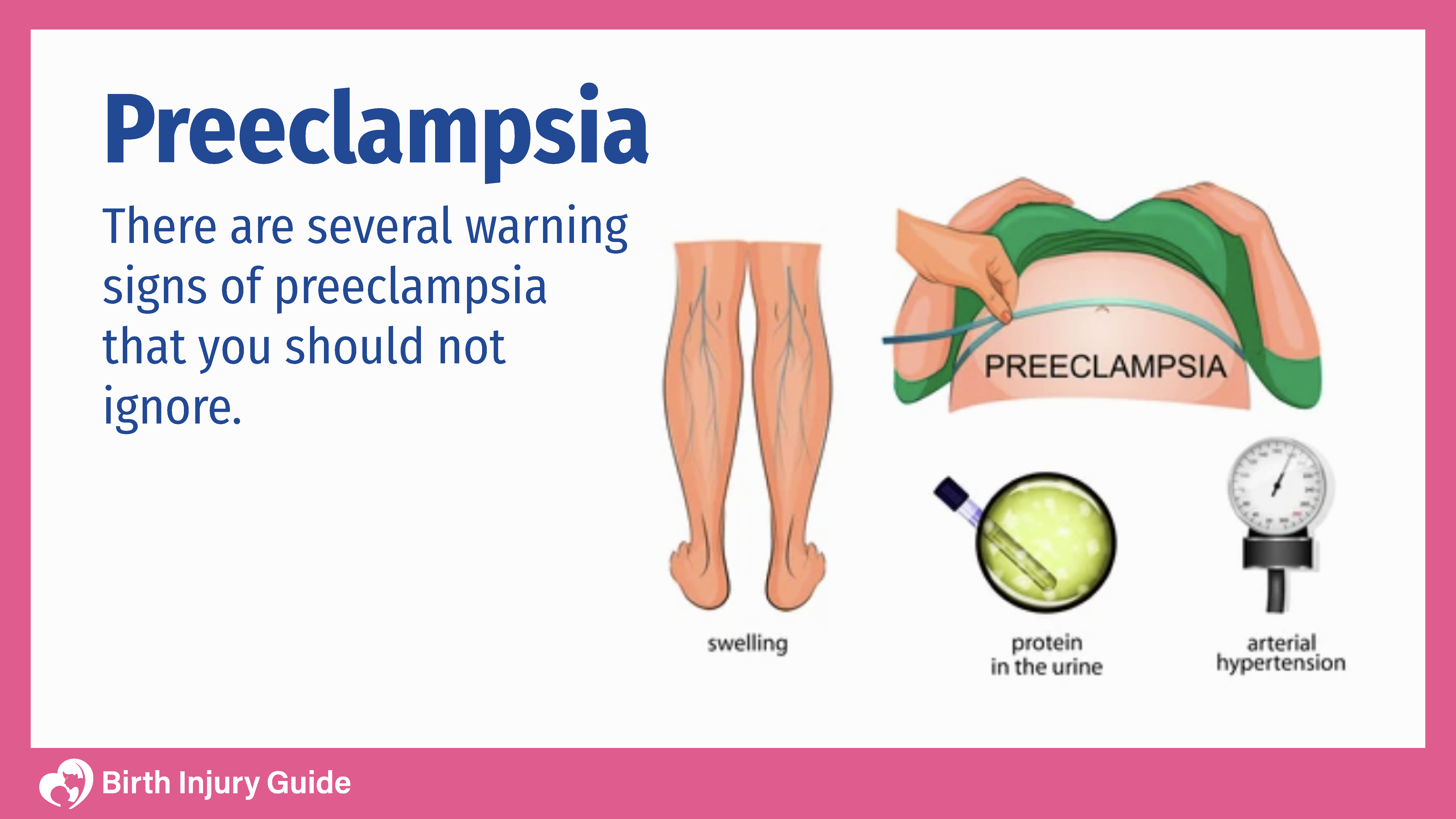 Warning signs of preeclampsia that you should not ignore. 