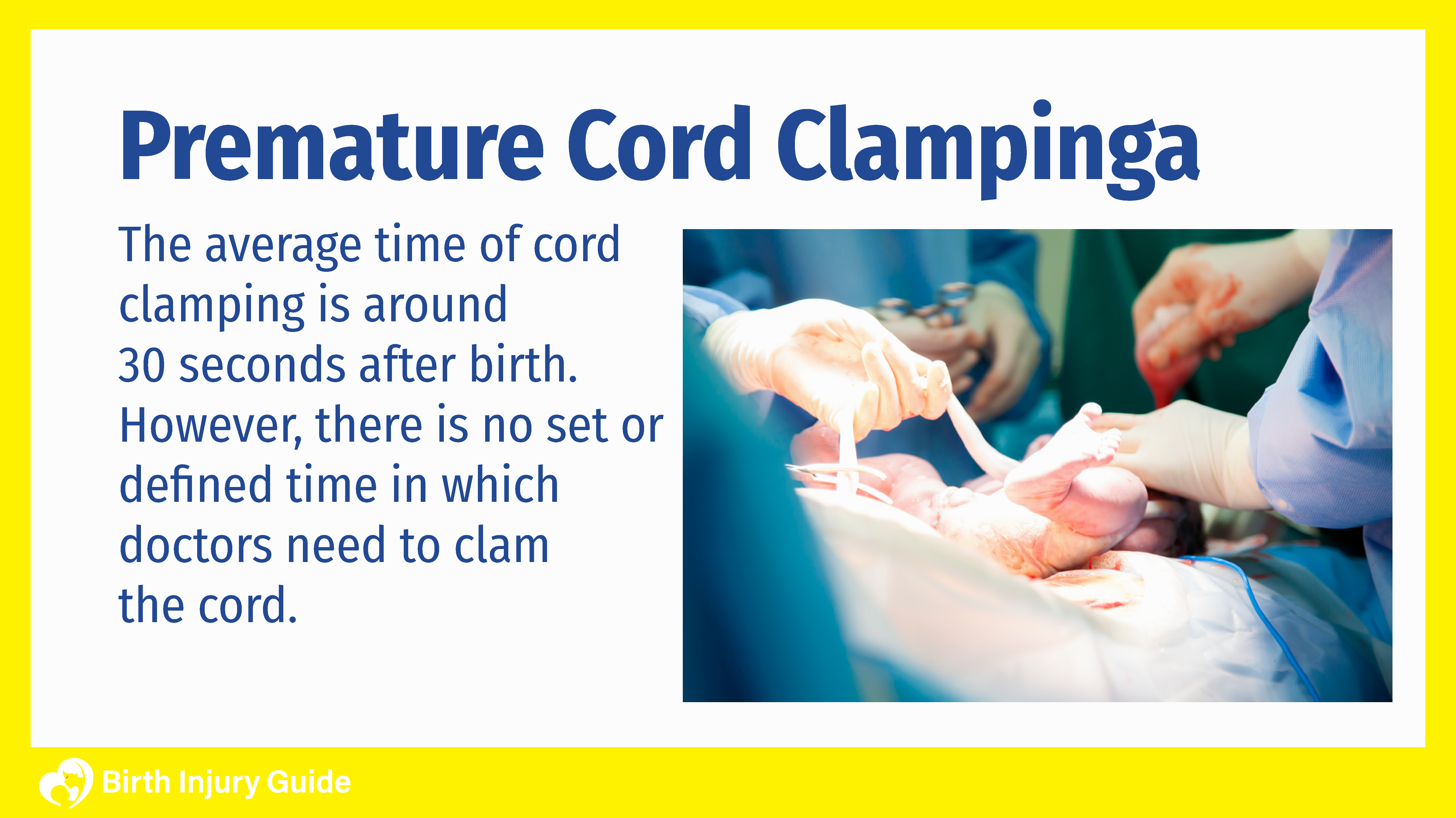 premature cord clamping